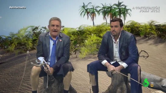 El hambre de Revilla y Garzón en La isla de los perdidos En este vídeo, Wyoming y Dani Mateo se convierten en Miguel Ángel Revilla y Alberto Garzón en esta nueva entrega de 'La isla de los perdidos' donde los políticos ya retirados afrontan el hambre con "anchoucas" y sobaos como recurso.