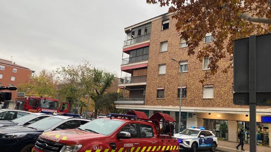 Vivienda de Toledo en la que se ha originado el incendio que ha acabado con la vida de una mujer. Vivienda de Toledo en la que se ha originado el incendio que ha acabado con la vida de una mujer.