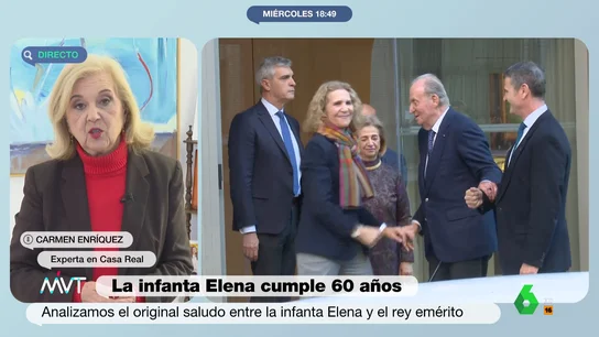 Carmen Enríquez analiza los detalles del reencuentro entre el rey Felipe VI y Juan Carlos I: "Las relaciones son tirantes" Carmen Enríquez analiza los detalles del reencuentro entre el rey Felipe VI y Juan Carlos I: "Las relaciones son tirantes"