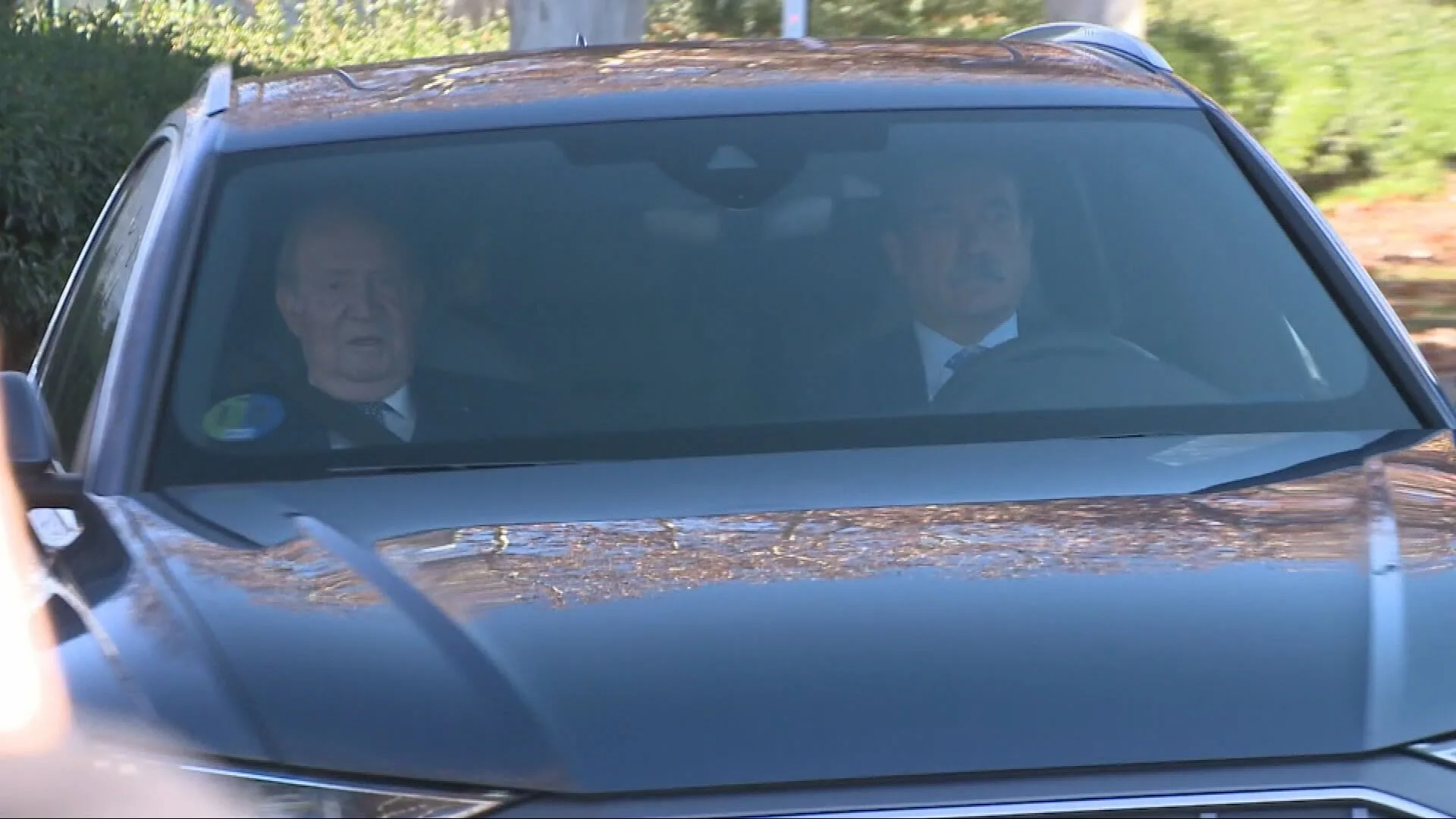 Juan Carlos I, en Madrid por el cumpleaños de la infanta Elena