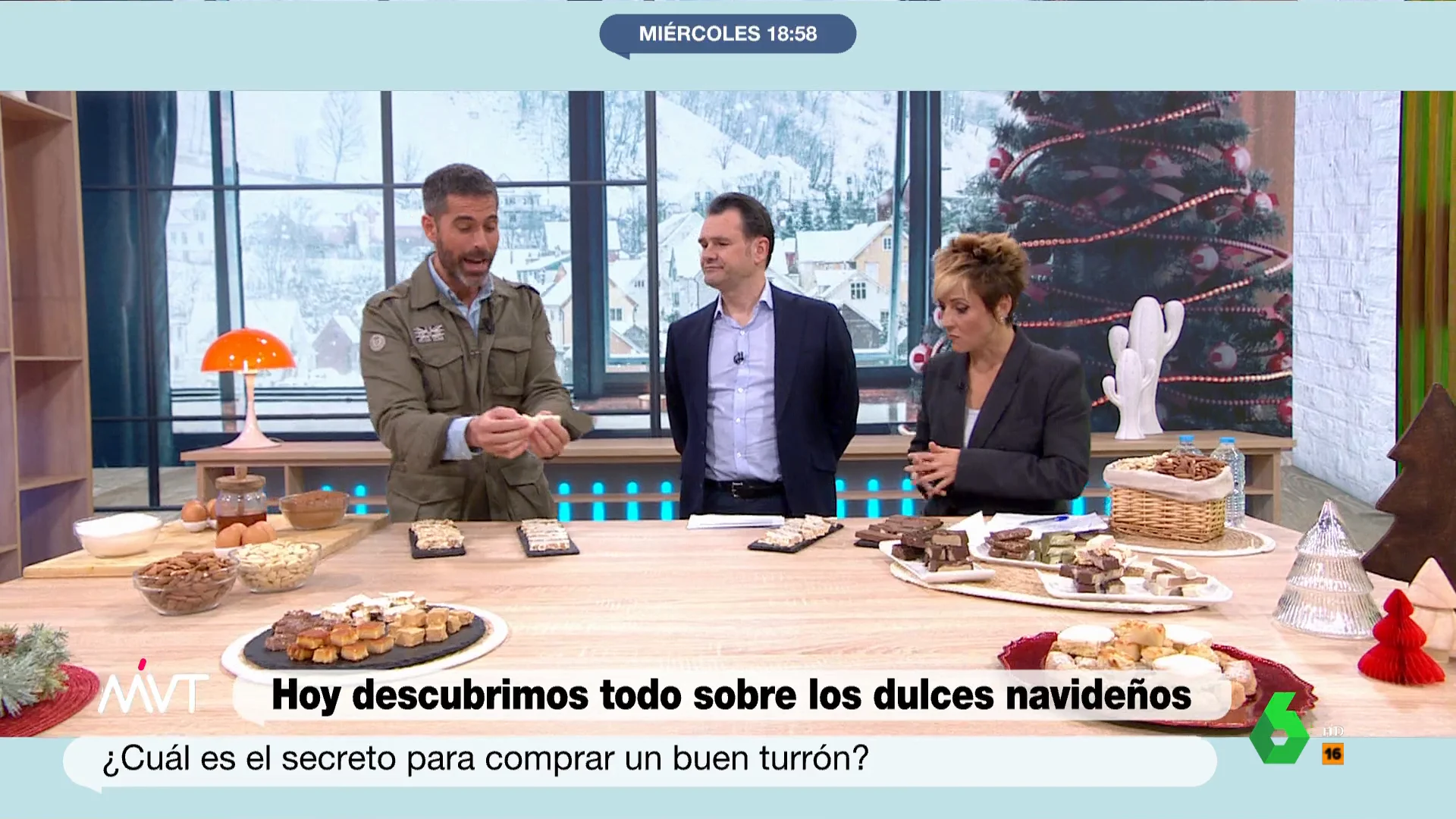 Pablo Ojeda explica tipos de turrones