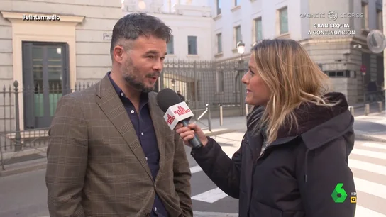 La confesión de Rufián sobre la reunión entre Sánchez y Junqueras que sorprende a Andrea Ropero: "Hablamos de todo menos de eso" La confesión de Rufián sobre la reunión entre Sánchez y Junqueras que sorprende a Andrea Ropero: "Hablamos de todo menos de eso"