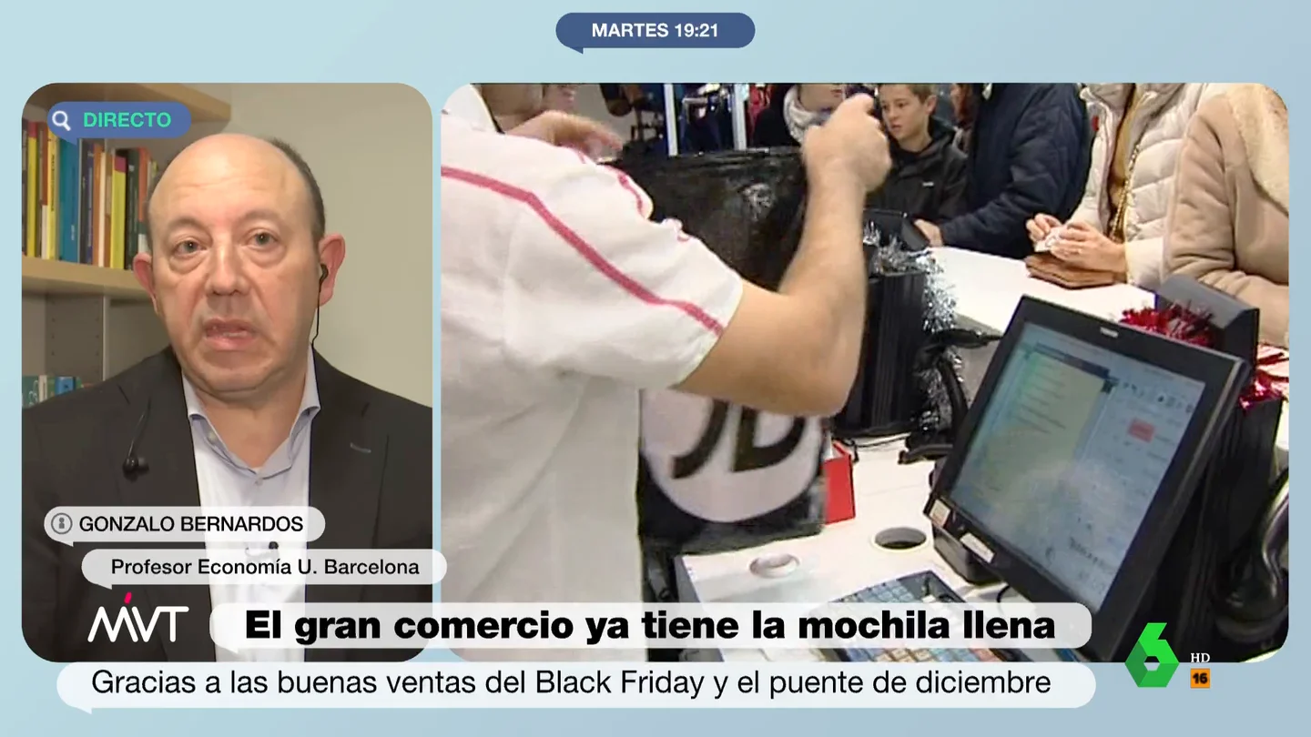 Gonzalo Bernardos, sobre el aumento de gasto en el ocio Gonzalo Bernardos, sobre el aumento de gasto en el ocio
