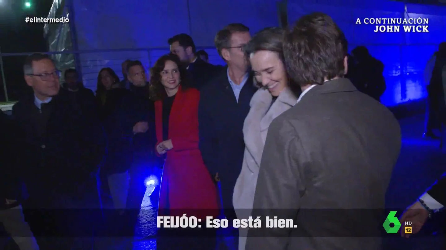 El micro abierto de José Luis Martínez Almeida en el que habla a Feijóo, Ayuso y Cuca Gamarra de Isma Juárez El micro abierto de José Luis Martínez Almeida en el que habla a Feijóo, Ayuso y Cuca Gamarra de Isma Juárez