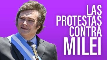 Javier Milei protestas