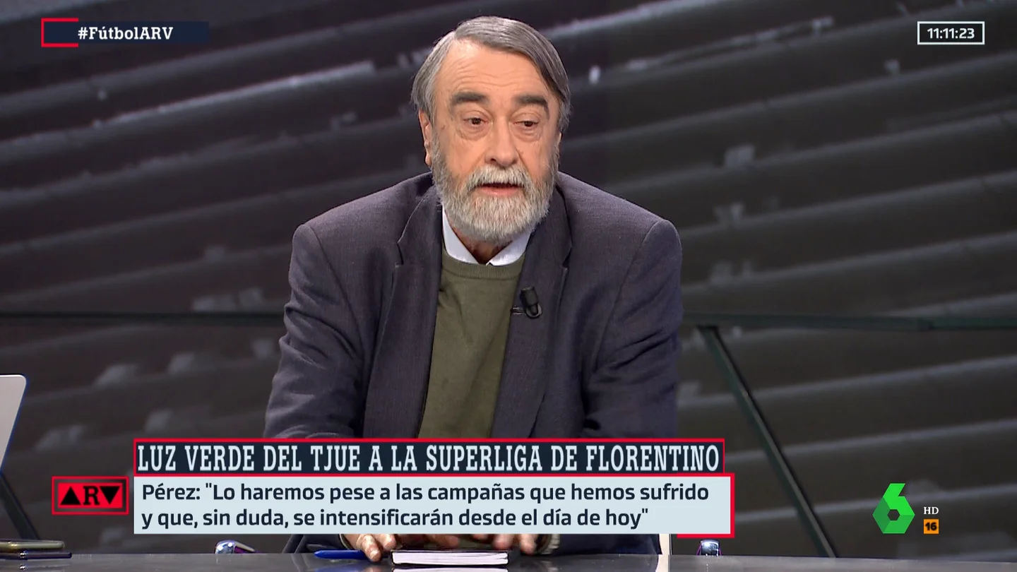 La reflexión de Cuartango tras la sentencia sobre la Superliga: "A partir de hoy, todo cambia en el mundo del fútbol" La reflexión de Cuartango tras la sentencia sobre la Superliga: "A partir de hoy, todo cambia en el mundo del fútbol"