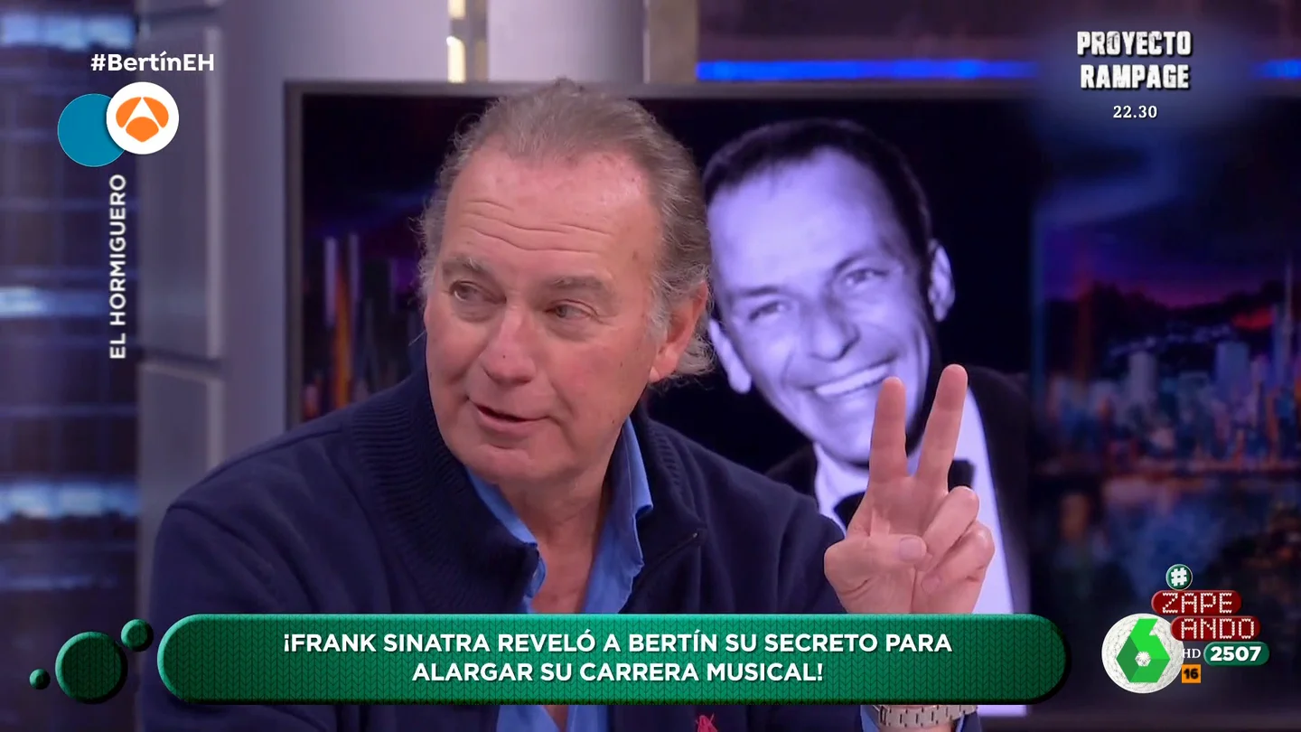 El consejo que le dio Frank Sinatra a Bertín Osborne para 'extender' su carrera El consejo que le dio Frank Sinatra a Bertín Osborne para 'extender' su carrera