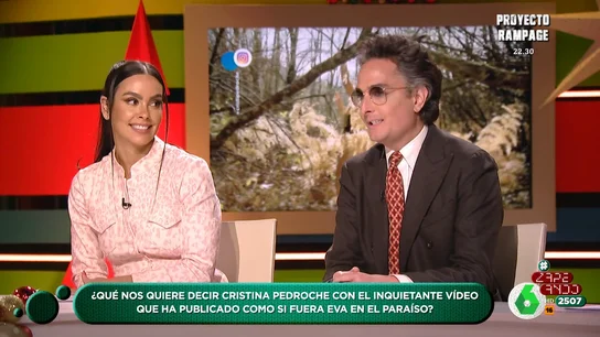 El 'enfado' de Josie con el vídeo que ha publicado Cristina Pedroche en un bosque: "Menos el coche todo es una pista" El 'enfado' de Josie con el vídeo que ha publicado Cristina Pedroche en un bosque: "Menos el coche todo es una pista"