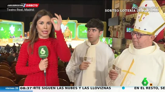 Chuchi I de Novales, primero en llegar al Teatro Real para la Lotería de Navidad: "Desde el día 6 esperando en la puerta" Chuchi I de Novales, primero en llegar al Teatro Real para la Lotería de Navidad: "Desde el día 6 esperando en la puerta"