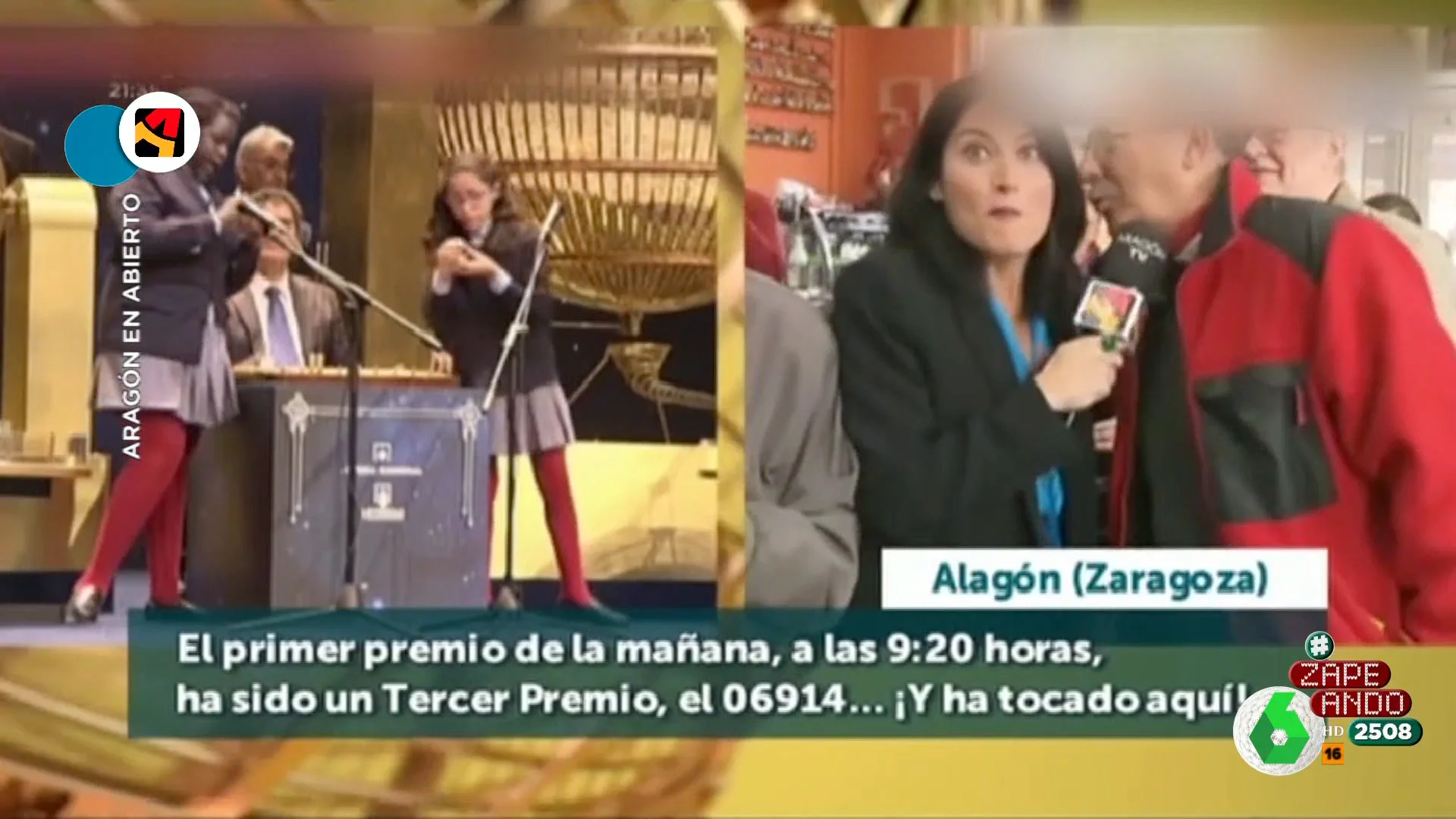 Un hombre confiesa a una reportera que el tercer premio de la Lotería le pilló en el váter: "No sé si me he limpiado"