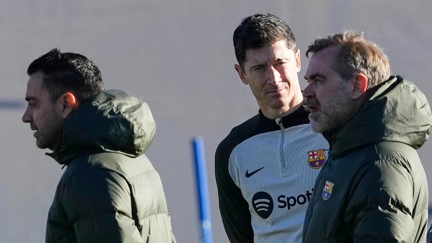 Xavi y Lewandowski Xavi y Lewandowski