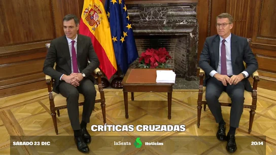 Críticas cruzadas entre PP y PSOE un día después de la reunión de Sánchez y Feijóo Críticas cruzadas entre PP y PSOE un día después de la reunión de Sánchez y Feijóo