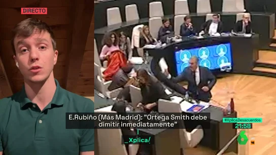 Rubiño explica qué le dijo a Ortega Smith antes de que el diputado de Vox le agrediese Rubiño explica qué le dijo a Ortega Smith antes de que el diputado de Vox le agrediese