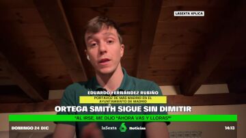 Rubiño critica las palabras de Ortega Smith tras la agresión