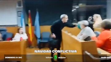 Alegría pide la dimisión de un concejal del PP de Cangas tras levantarle la mano a la teniente de alcalde del PSOE