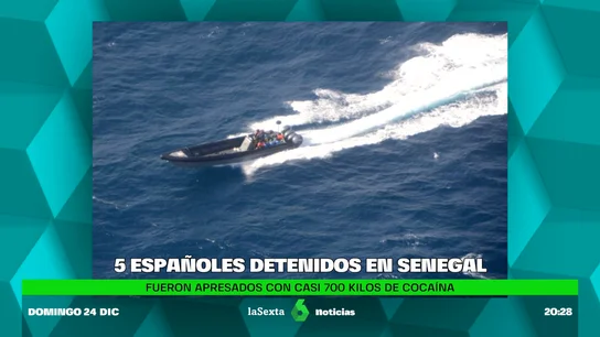 Detienen a cinco españoles por contrabando de cocaína en Senegal Detienen a cinco españoles por contrabando de cocaína en Senegal