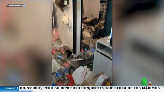 El impactante estado en el que deja una pareja un piso de alquiler alucina a Alfonso Arús: "Guarro él, guarro ella" El impactante estado en el que deja una pareja un piso de alquiler alucina a Alfonso Arús: "Guarro él, guarro ella"