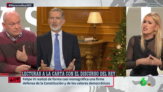Afra Blanco defiende la 'otra cara' del discurso del rey: "Hace un zasca hablando de la 'inaceptable' violencia contra la mujer" Afra Blanco defiende la 'otra cara' del discurso del rey: "Hace un zasca hablando de la 'inaceptable' violencia contra la mujer"