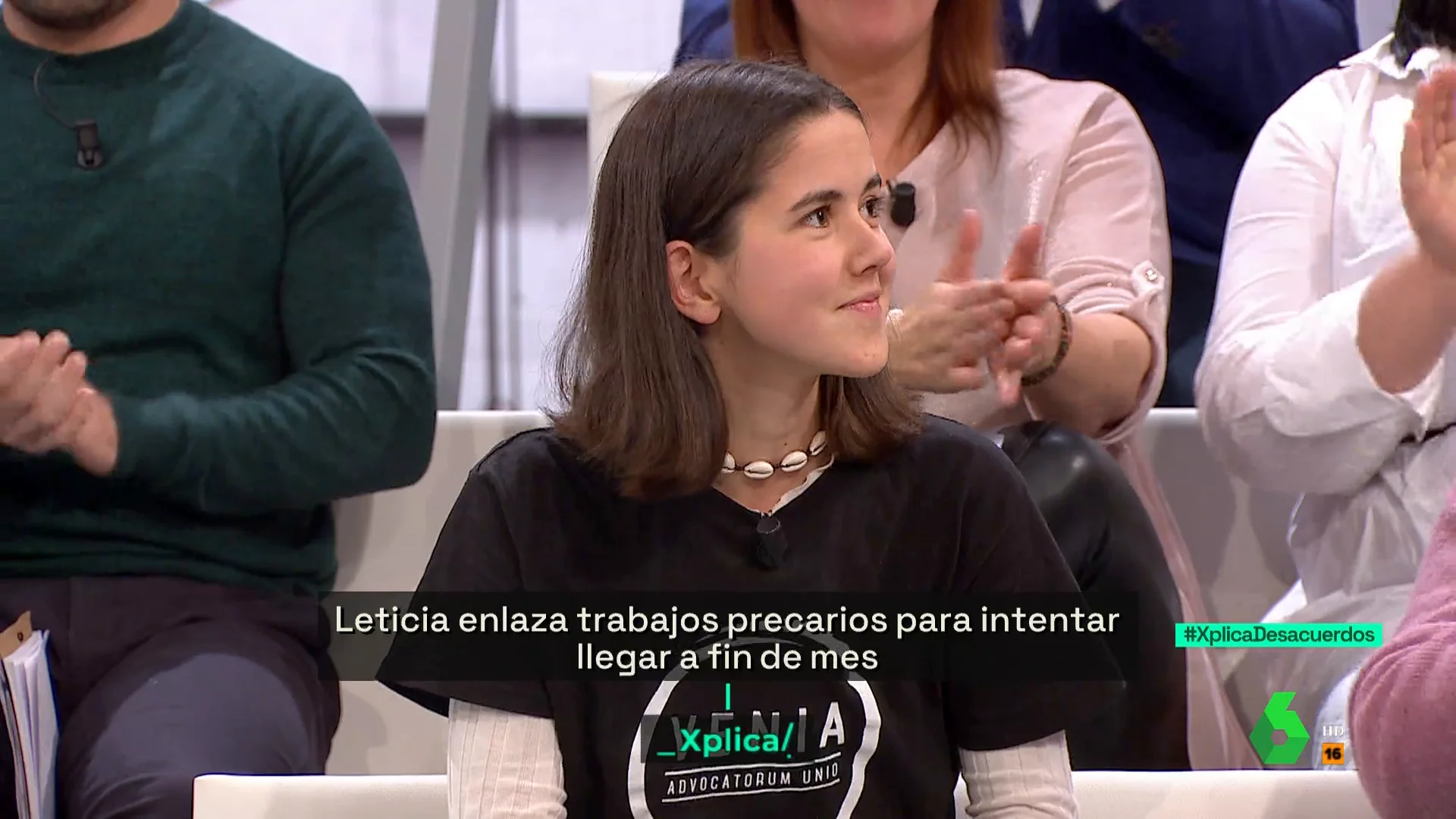 Leticia Vázquez, estudiante pluriempleada: "En España queremos pan, trabajo y techo y no podemos acceder a ninguno"