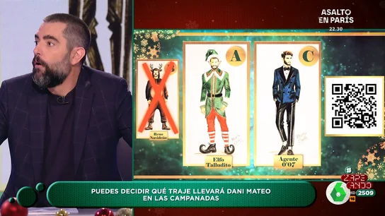Dani Mateo no despedirá el 2023 como Reno Navideño: así reaccionan los zapeadores Dani Mateo no despedirá el 2023 como Reno Navideño: así reaccionan los zapeadores