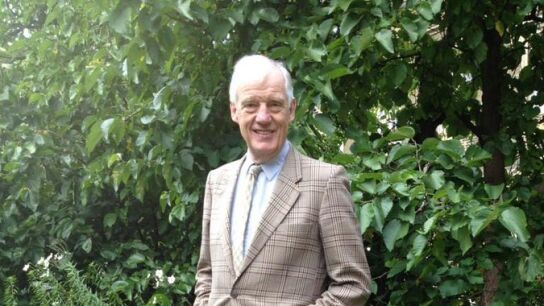 El actor Richard Franklin, en una fotograf&iacute;a publicada en su perfil de Twitter para anunciar el fallecimiento del actor.