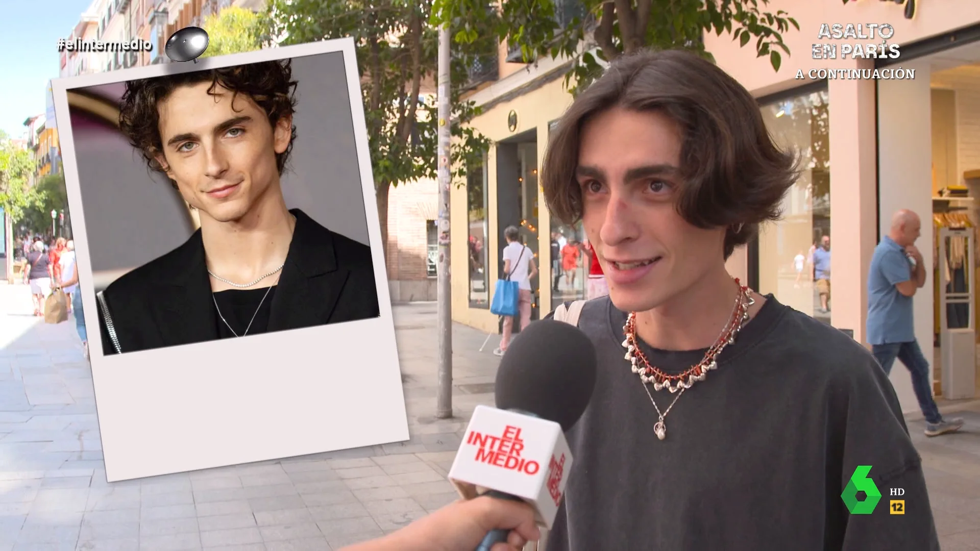 Un joven, sobre su parecido con Timothée Chalamet: "Me gustaría tener su cara y la cuenta del banco"