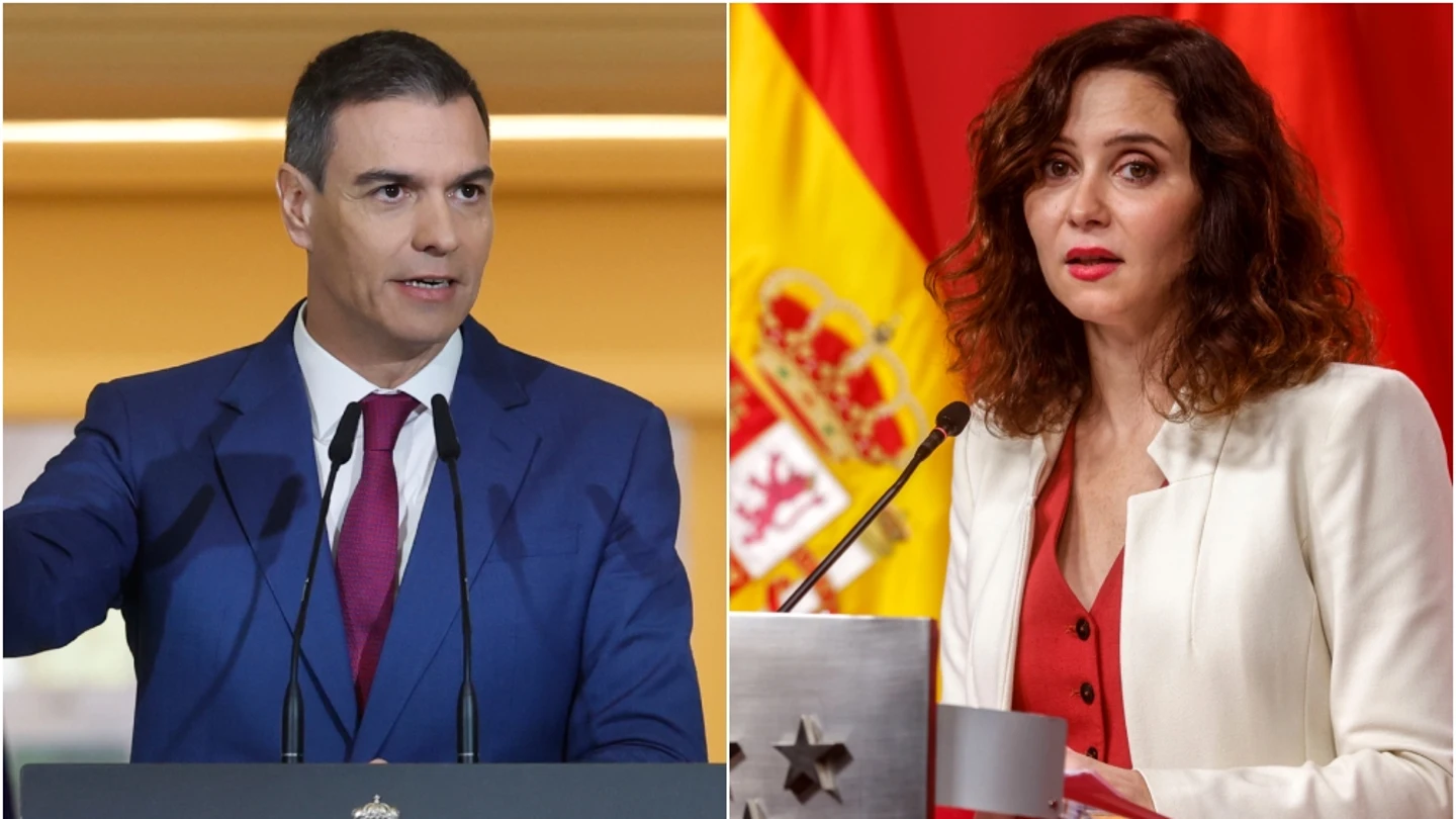 Pedro Sánchez e Isabel Díaz Ayuso Pedro Sánchez e Isabel Díaz Ayuso