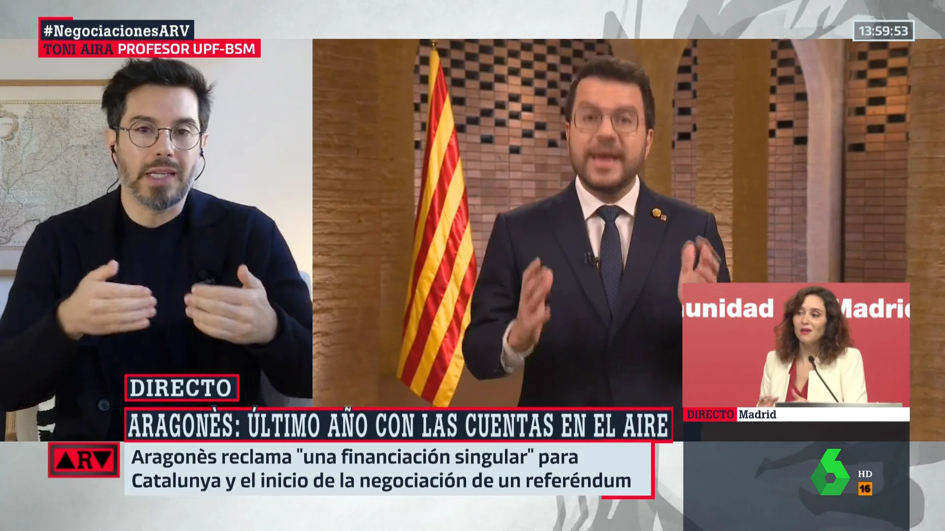 ¿De qué depende la continuidad de Pere Aragonés al frente de la Generalitat? Toni Aura responde