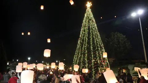 Pino de Navidad entre España y Portugal Pino de Navidad entre España y Portugal