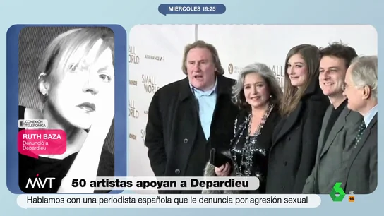 Habla Ruth Baza, la periodista que denunció a Gerard Depardieu: "Es repugnante lo que mi mente me recuerda a diario" Habla Ruth Baza, la periodista que denunció a Gerard Depardieu: "Es repugnante lo que mi mente me recuerda a diario"
