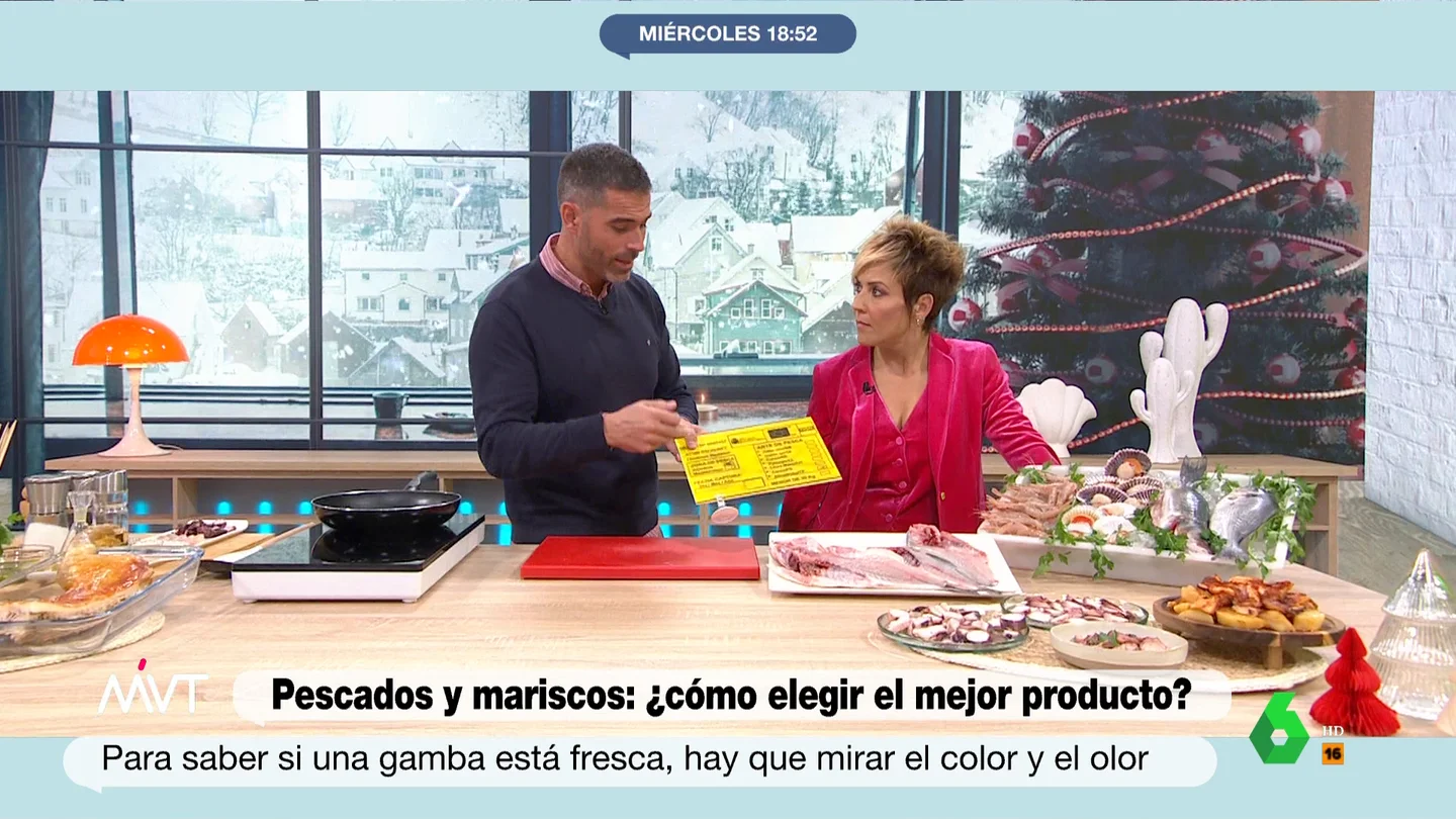 Las claves de Pablo Ojeda para entender el significado de las etiquetas en las cajas de pescado Las claves de Pablo Ojeda para entender el significado de las etiquetas en las cajas de pescado