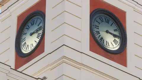 Imagen del reloj de la Puerta del Sol Imagen del reloj de la Puerta del Sol