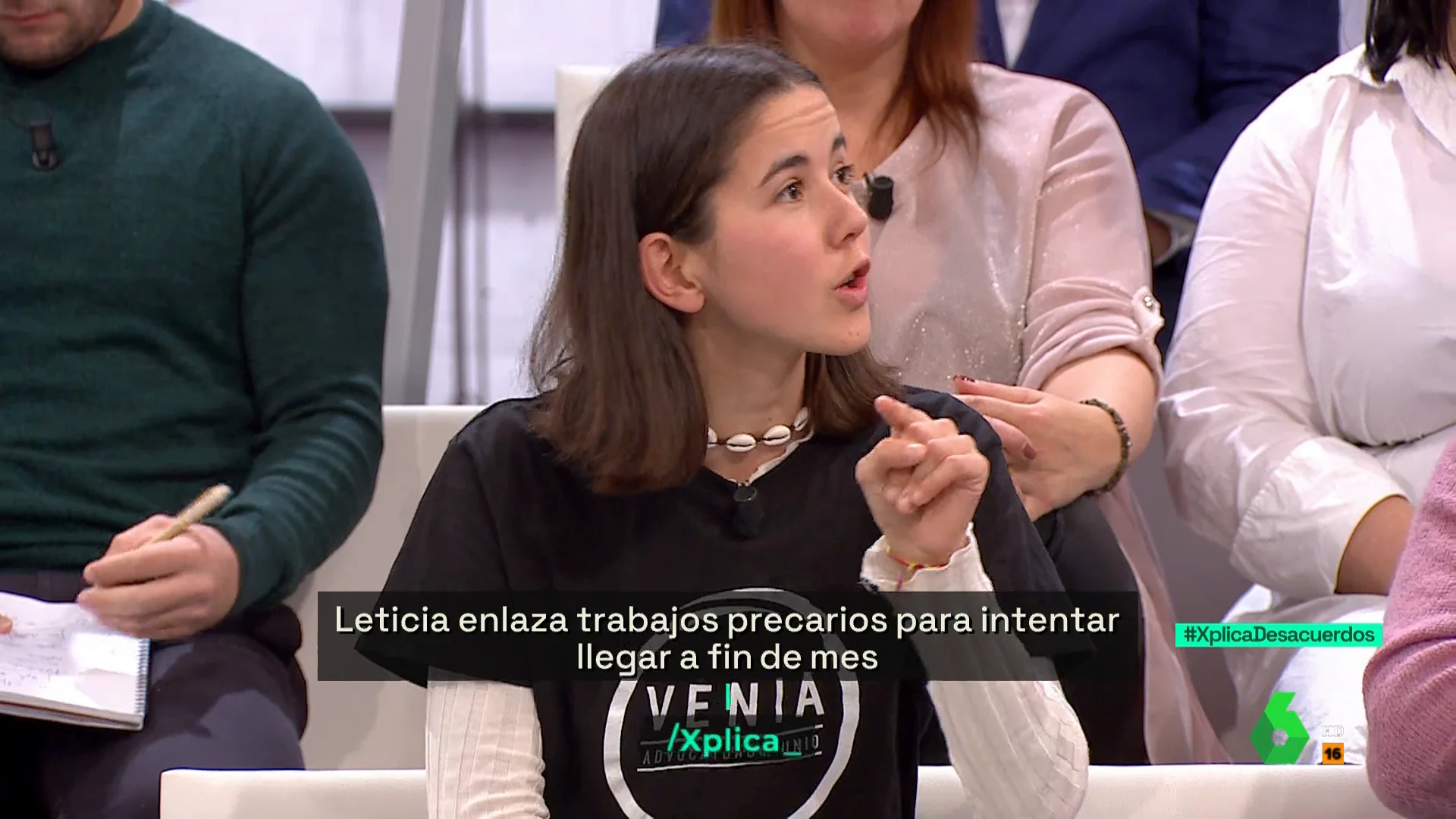 El mensaje de una estudiante pluriempleada a todas las generaciones: "Que luchen, sin lucha estamos fastidiados y nada avanza"