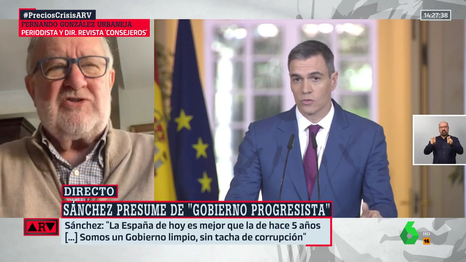 González Urbaneja, sobre las medidas anticrisis aprobadas: "Hay una contradicción"