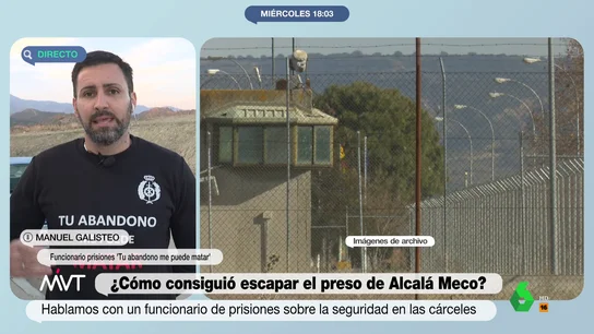 Un funcionario de prisiones niega que 'El Pastilla' recibiera ayuda para fugarse: "Quien trapichea tiene su muerte sentenciada" Un funcionario de prisiones niega que 'El Pastilla' recibiera ayuda para fugarse: "Quien trapichea tiene su muerte sentenciada"