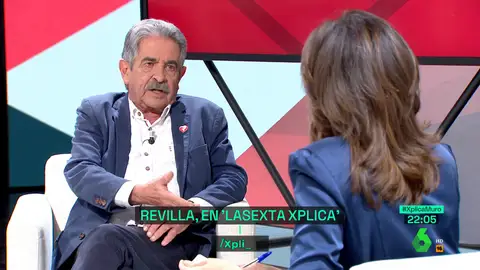 Miguel Ángel Revilla con Verónica Sanz en laSexta Xplica