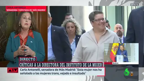 Carla Antonelli estalla tras nombrar a Isabel García directora del Instituto de la Mujer: "Que la ministra de Igualdad recapacite"