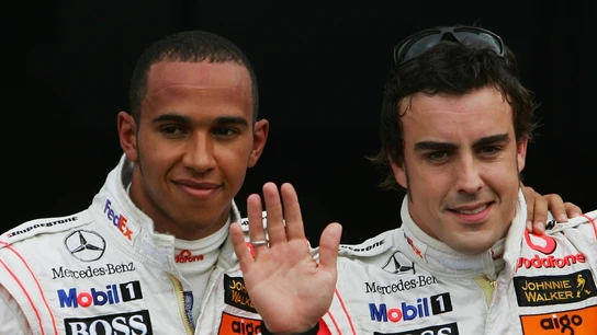 Lewis Hamilton y Fernando Alonso, en su año en McLaren Lewis Hamilton y Fernando Alonso, en su año en McLaren