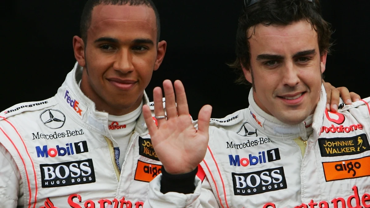 Lewis Hamilton y Fernando Alonso, en su año en McLaren