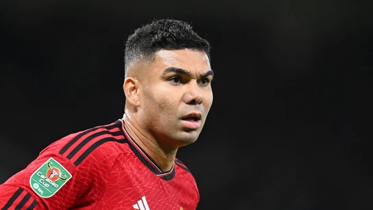 Casemiro, con el Manchester United Casemiro, con el Manchester United