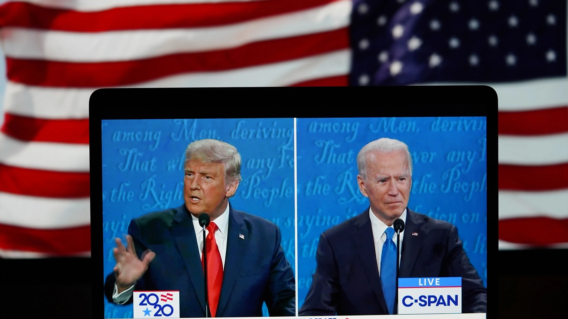 El expresidente de Estados Unidos, Donald Trump, y el actual presidente, Joe Biden.