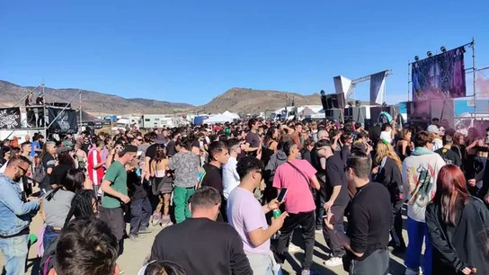 Imagen de archivo de una 'rave' ilegal. Imagen de archivo de una 'rave' ilegal.