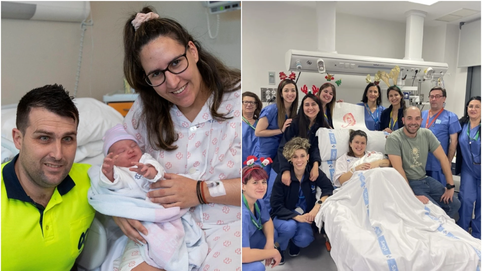 Kyliam y Carla, los primeros bebés nacidos en España en 2024