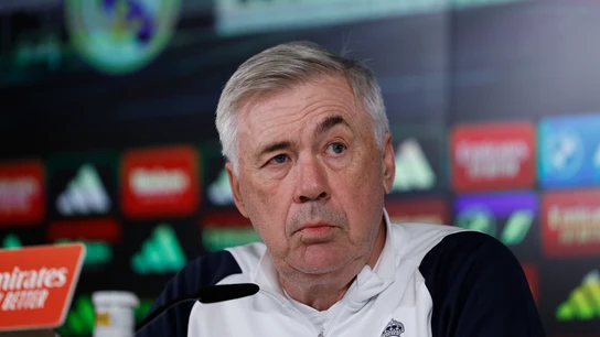 Ancelotti, en rueda de prensa Ancelotti, en rueda de prensa