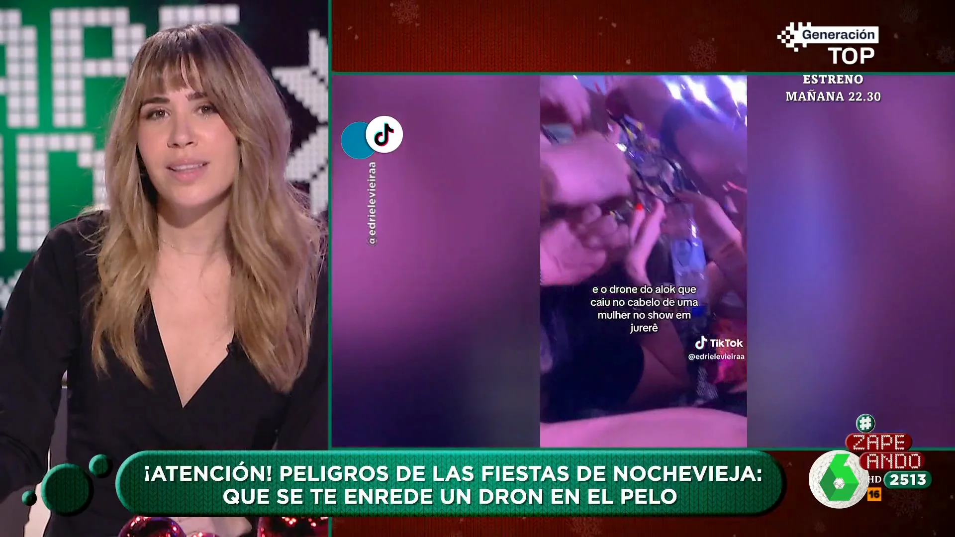 Las consecuencias de la caída de un dron durante una fiesta de Nochevieja en Brasil Las consecuencias de la caída de un dron durante una fiesta de Nochevieja en Brasil