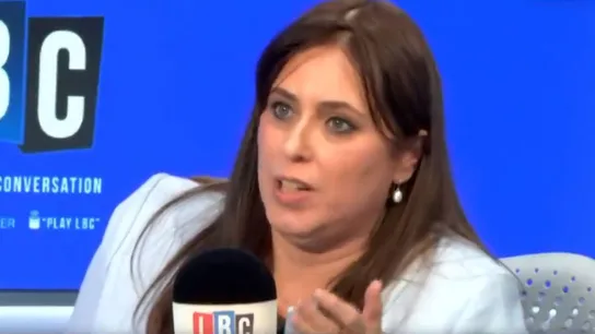 Tzipi Hotovely, durante su entrevista en LBC Tzipi Hotovely, durante su entrevista en LBC