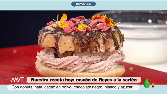 Roscón 'del vago' en 10 minutos: la receta del chef Carlos Maldonado, paso a paso Roscón 'del vago' en 10 minutos: la receta del chef Carlos Maldonado, paso a paso
