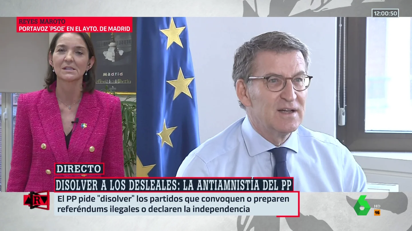 El mensaje de Reyes Maroto a Feijóo: "Que empiece a trabajar en encontrar su tono y su oposición" El mensaje de Reyes Maroto a Feijóo: "Que empiece a trabajar en encontrar su tono y su oposición"