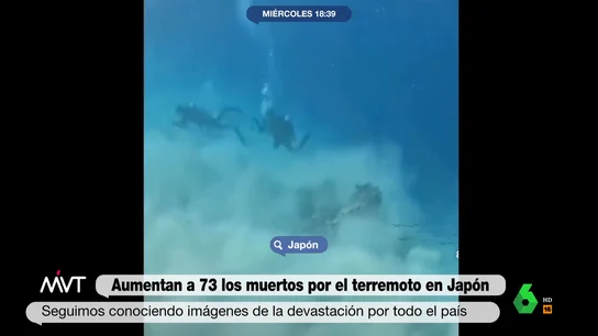 MVT Las impactantes imágenes de cómo se vivió bajo el agua el terremoto de Japón MVT Las impactantes imágenes de cómo se vivió bajo el agua el terremoto de Japón
