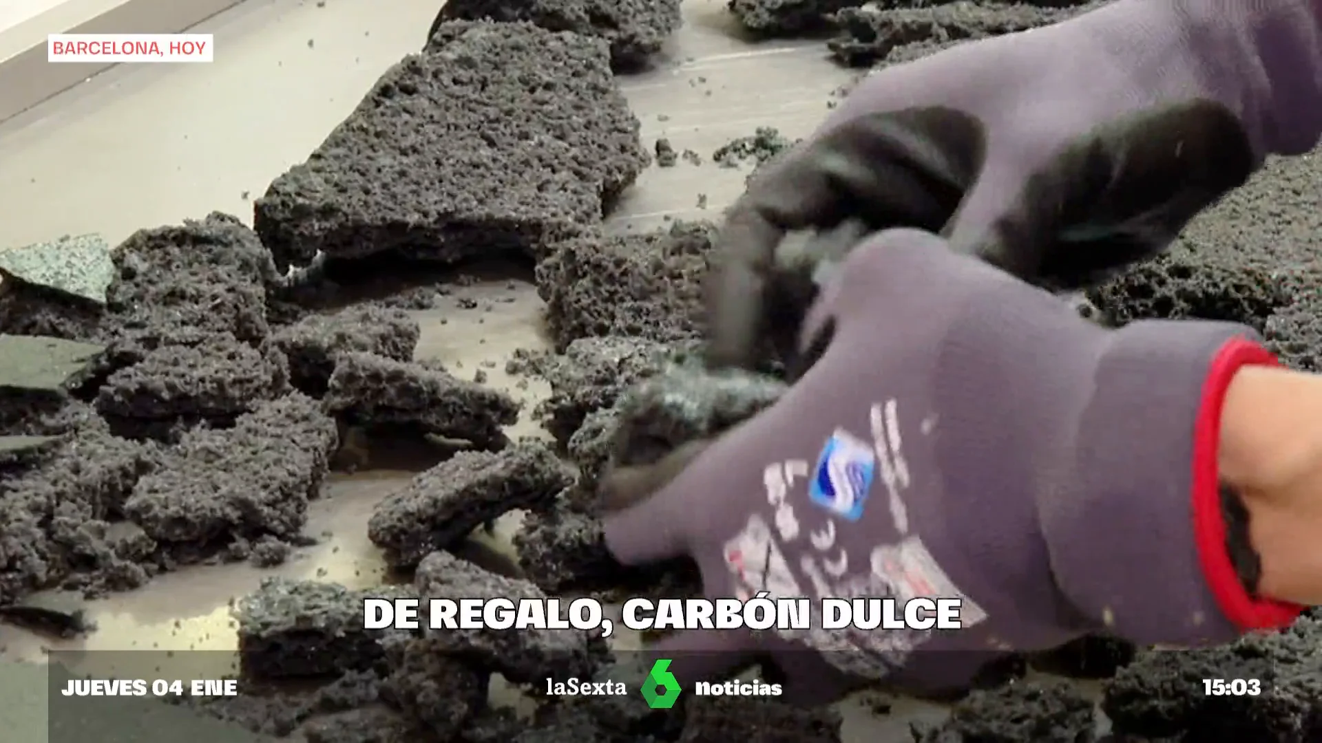 ¿Cómo se elabora el carbón dulce?